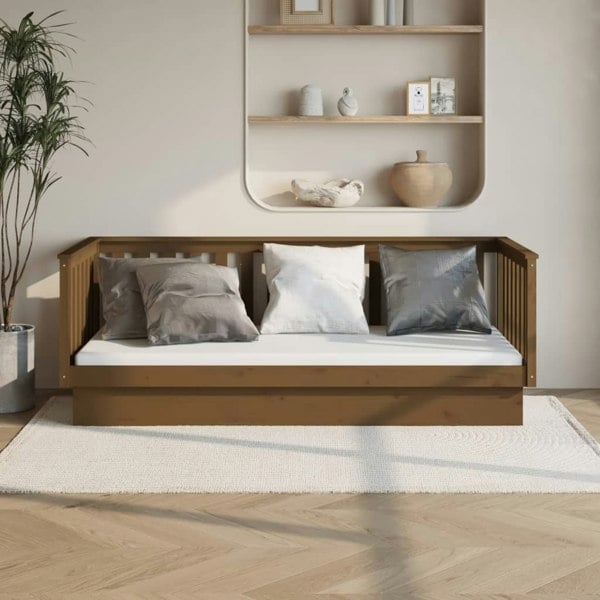Berkfield Day Bed Honey Brown 80x200 cm Solid Wood Pine