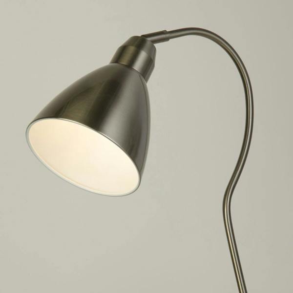 Pagazzi Lighting Fairfax Satin Silver Task Floor Lamp