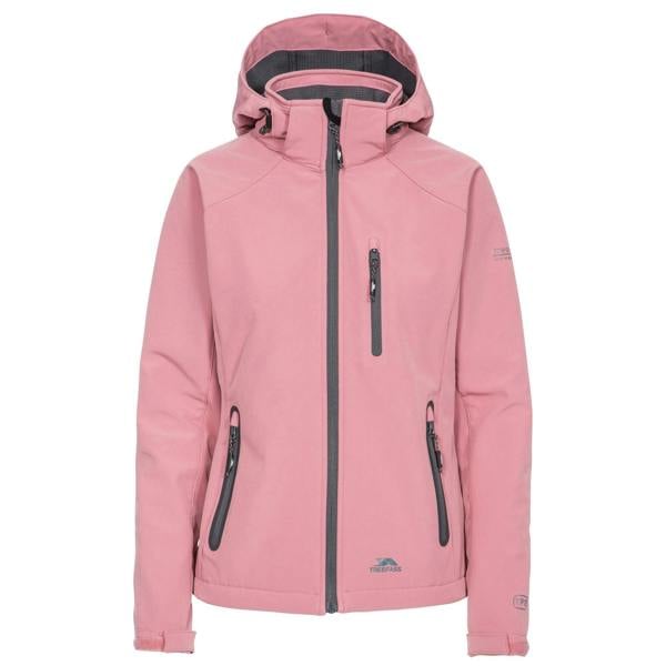 Trespass Womens/Ladies Bela II Waterproof Soft Shell Jacket - Dusty Rose