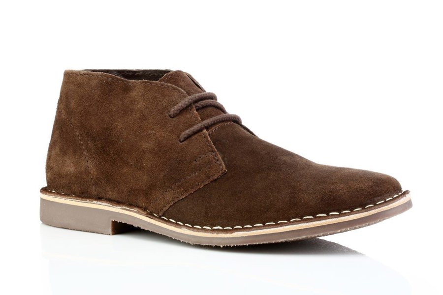 Thomas Crick Red Tape Crick Gobi Suede Leather Mens Desert Lace Up Chukka Boots