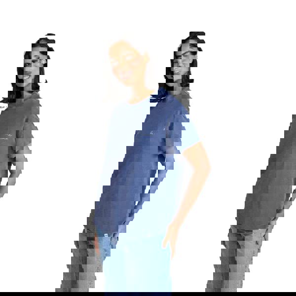 Animal Womens Phoenix Organic T-Shirt - Dark Blue