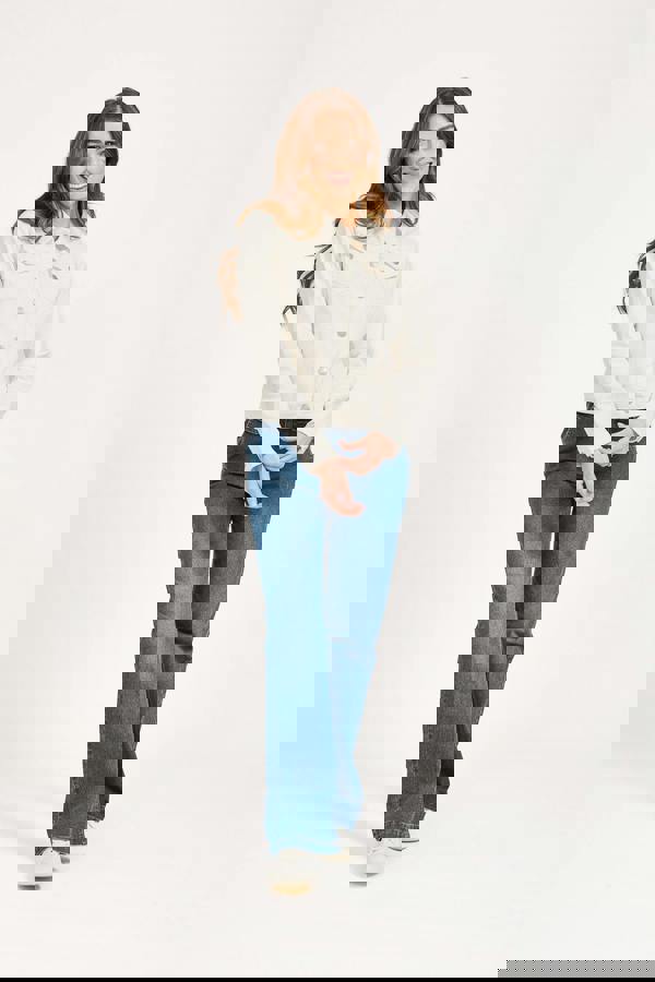 Mudflower Coloured Denim Jacket