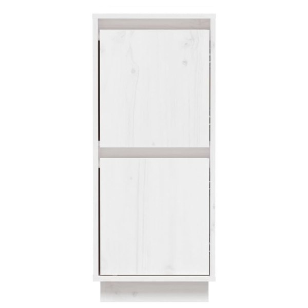 Berkfield Sideboard White 31.5x34x75 cm Solid Wood Pine