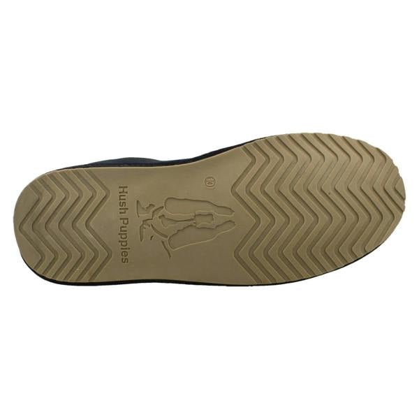 Hush Puppies Mens Hush Puppies Suede Leather Faux Fur Cosy Loungewear Slippers Charles