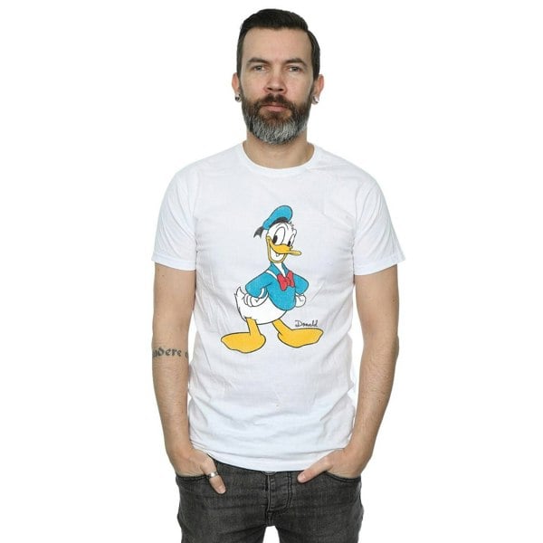 Disney Mens Classic Donald Duck T-Shirt - White