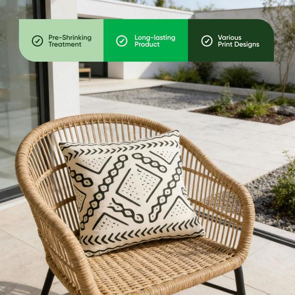 Gardenwize Pair of Outdoor Scatter Cushions – Aztec Tribal Design