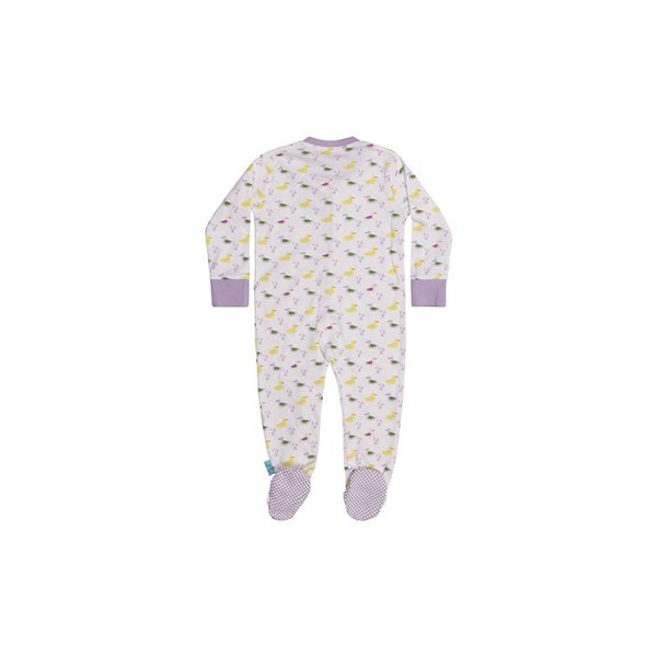 Luca and Rosa Baby grow - girls duck print