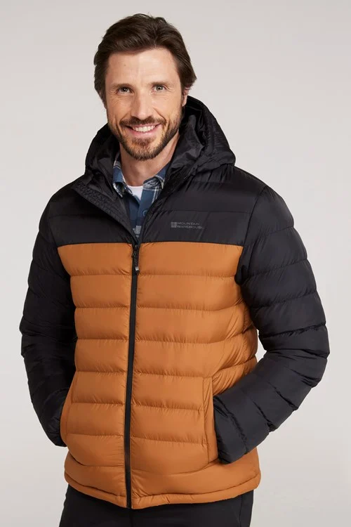 Mountain Warehouse Mens Seasons II Padded Jacket - Gold