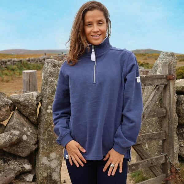 Lazy Jacks LJ3 - Ladies 1/4 Zip Sweatshirt - Twilight