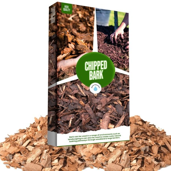 Chipped Bark For Gardens, Landscaping and Paths - 60 Litre
