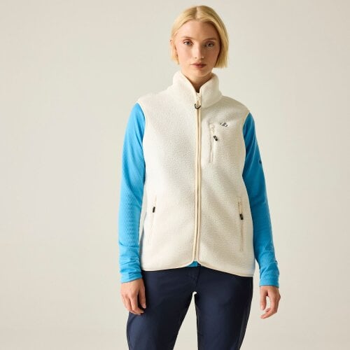 Dare 2B Womens Excursion Fleece Body Warmer - Egret