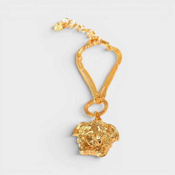 Versace Medusa Head Bracelet Gold Tone