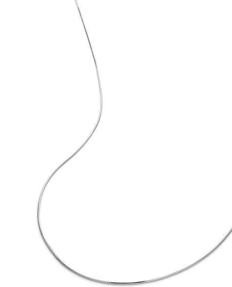 Sterling Silver Herringbone Necklace - Necklaces - Elk & Bloom