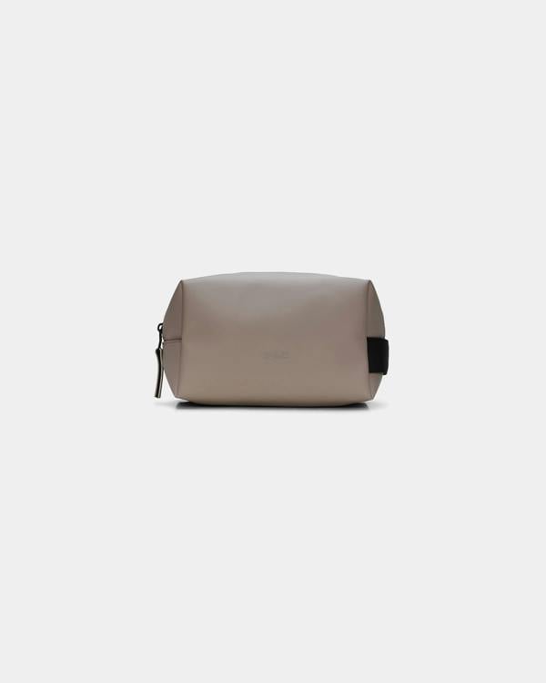 Rains Wash Bag Small - 173 Cinder. Front