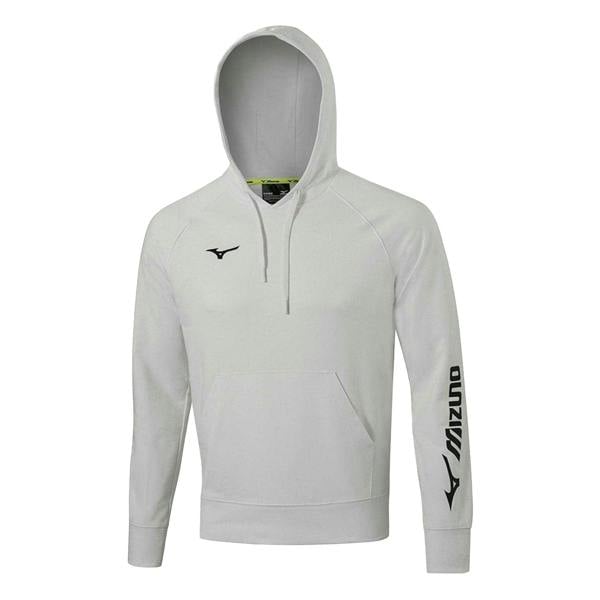 Mizuno Womens/Ladies Regular Hoodie - Grey Melange Melange - 