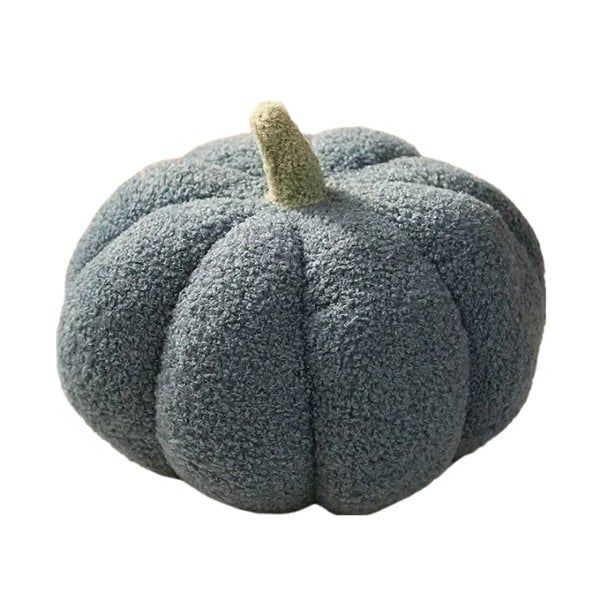 Anyhouz Anypillow Blue Lamb Fleece Pumpkin Plush Throw Pillow 20cm