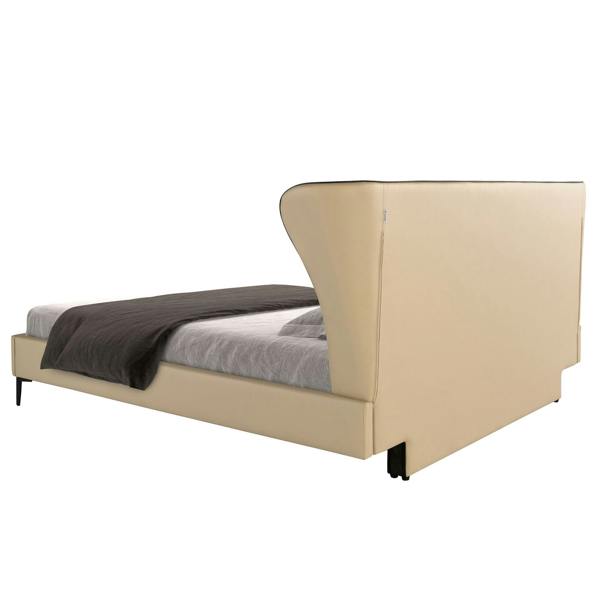 Angel Cerdá Cream Leatherette Bed 7157
