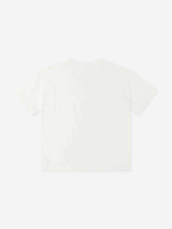 Childsplay Girls Oversized T-Shirt in Ivory