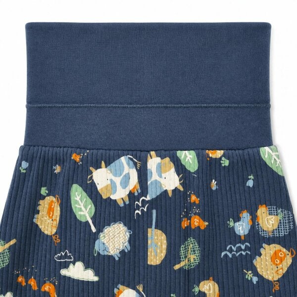 Mini Cuddles Farm theme-Printed Joggers (Muticolour), 3 Pack
