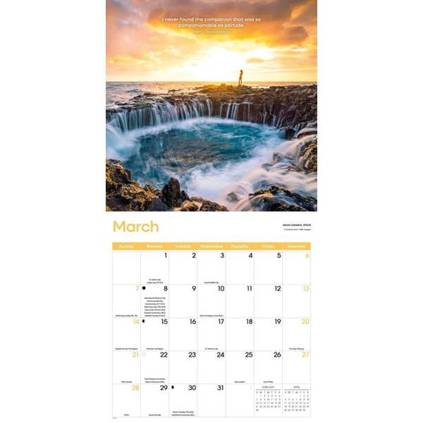 Solitude Calendar 2027, Wall Calendars, Month To View, Lifestyle, Gift