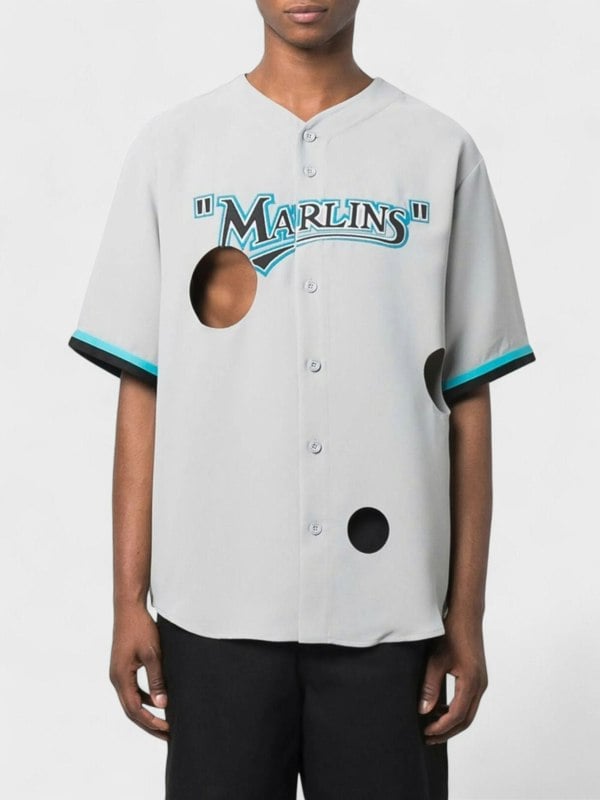 Off - White Miami Marlins Cut - Out Shirt - Supplied FashionOff - White