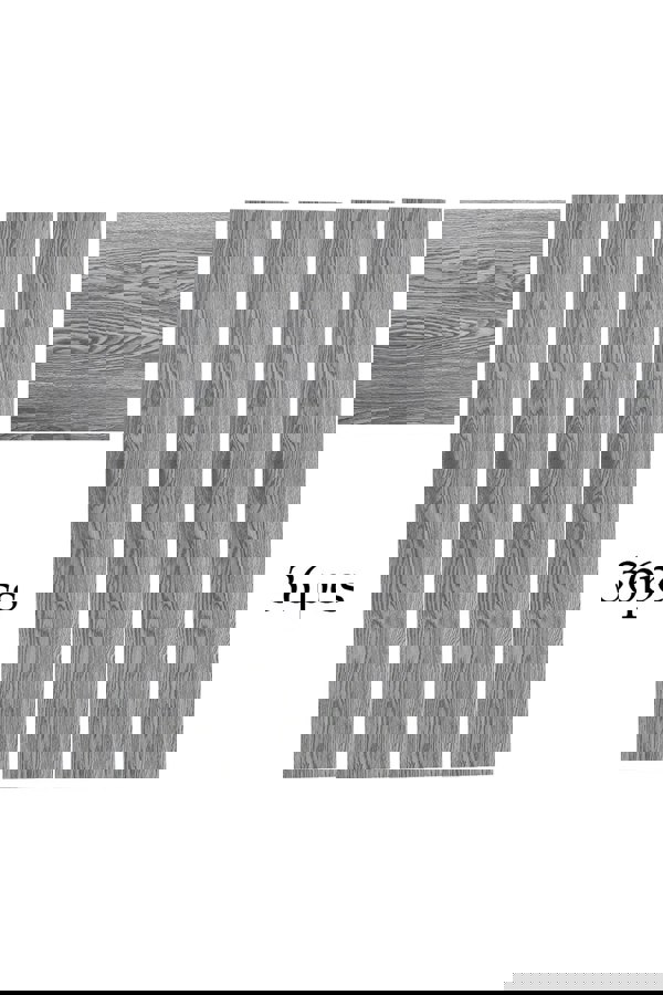 Living and Home 36Pcs Rustic Wood Grain Self-adhesive PVC Flooring Planks