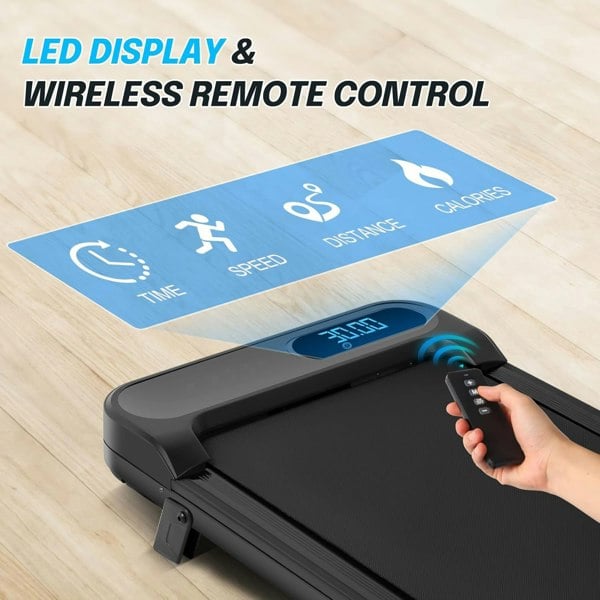 Leaper 2.5HP Portable Treadmill with Remote and LED Display