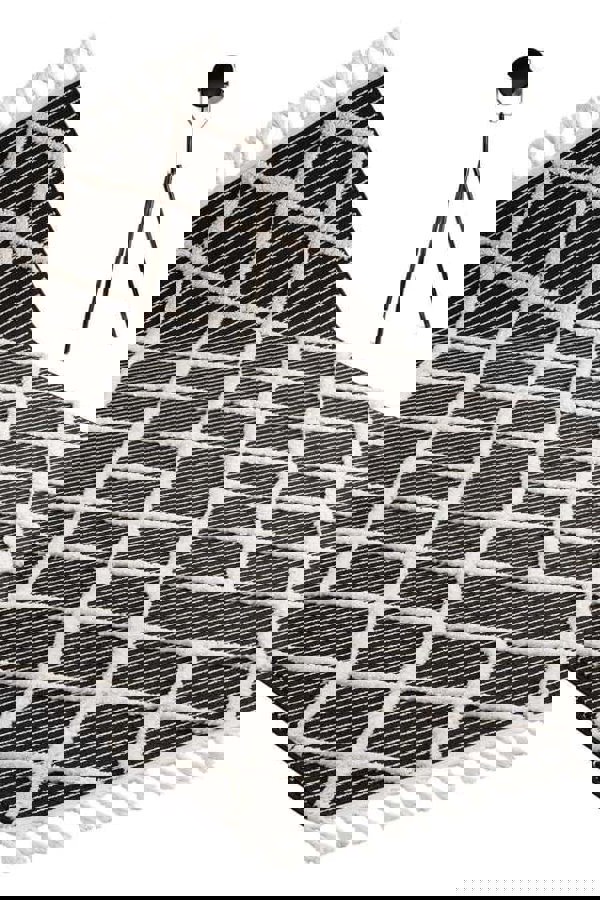 Scandi Indoor Rug Anthracite & White | Versatile Home Decor