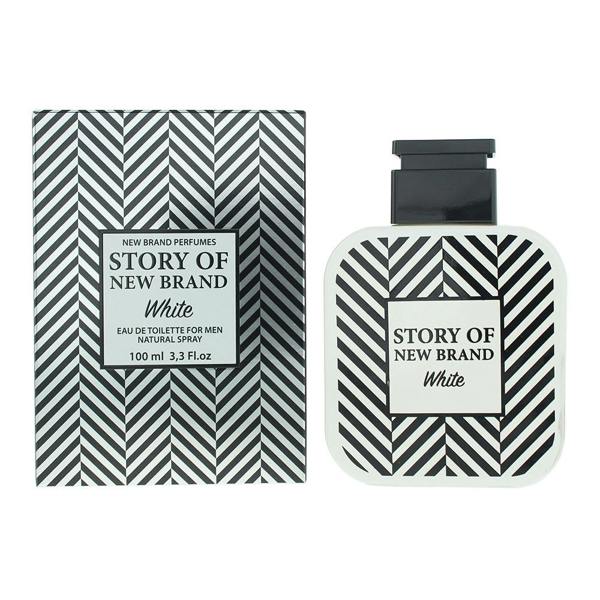 New Brand Story Of New Brand White For Men Eau de Toilette 100ml Spray for Him