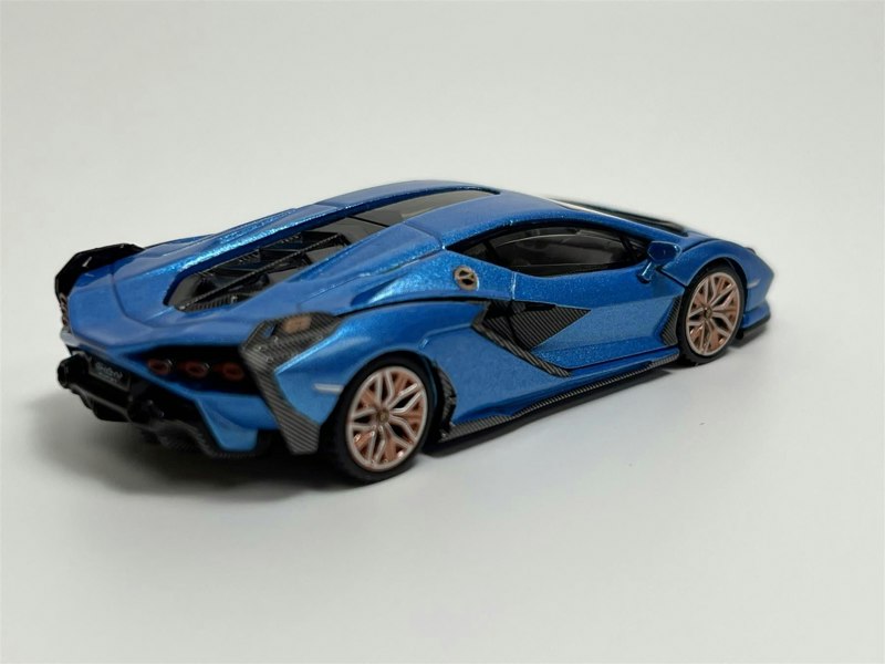 Mini GT Lamborghini Sian FKP 37 Blu Aegir LHD 1:64 Scale Mini GT MGT00573L