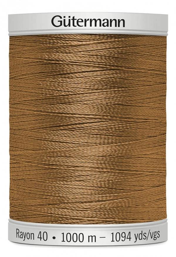 Gutermann No 40 Sulky Rayon Embroidery Thread 1000m Rayon Thread Suitable For Embroidery
