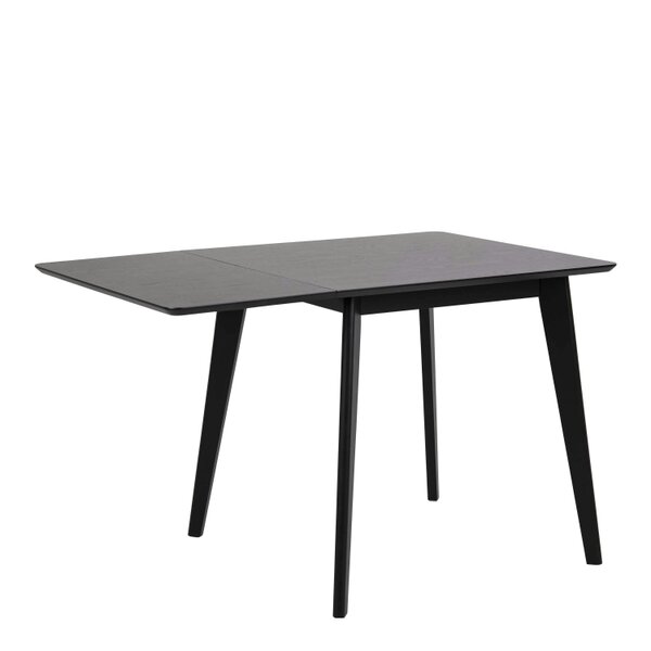 Wyld Haus Saffron Extending Black Wooden Dining Table