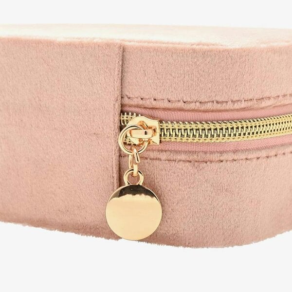 T. H. Baker Sophia Blush Classic Velvet Jewellery Box SP3520
