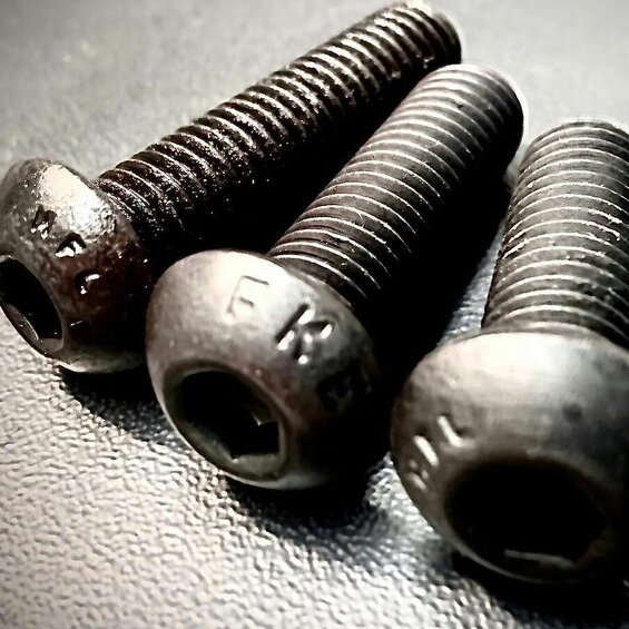 Fixaball M2 Socket Screw Button High Tensile 10.9 Self-Colour DIN9427