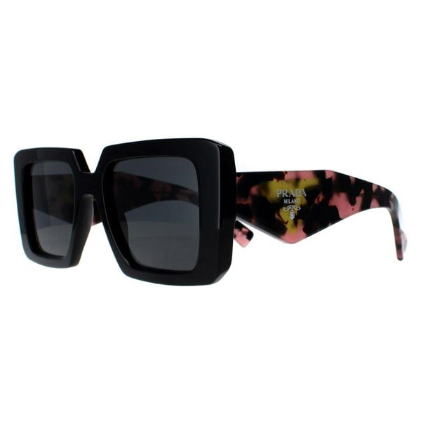 Prada Sunglasses PR23YS 1AB5S0 Black Dark Grey