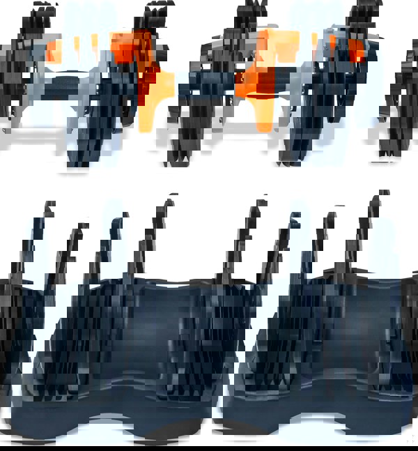 Strongology Urban25 Home Fitness Black and Orange Adjustable Smart Dumbbell from 2.5kg up to 25kg Training Weights