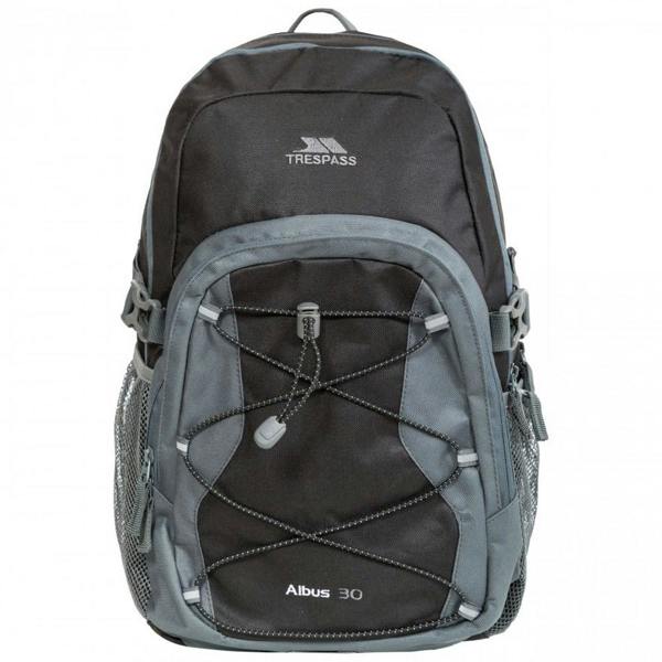 Trespass Albus 30 Litre Casual Rucksack/Backpack - Ash - 