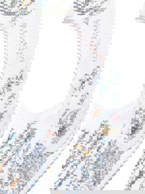 Atelier Choux Baby Satin Toile De Jouy Atelier Choux & Caitlin Wilson Bib in Blue