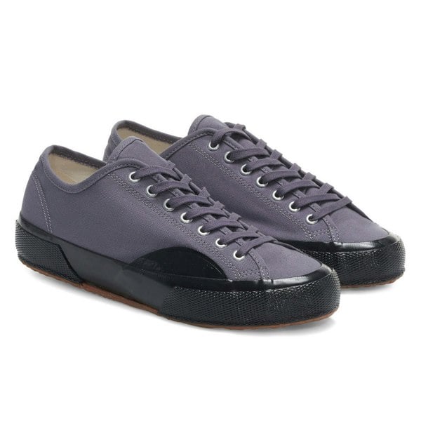 Superga Mens 2431 Vietnam Canvas Trainers - Storm Grey/Black