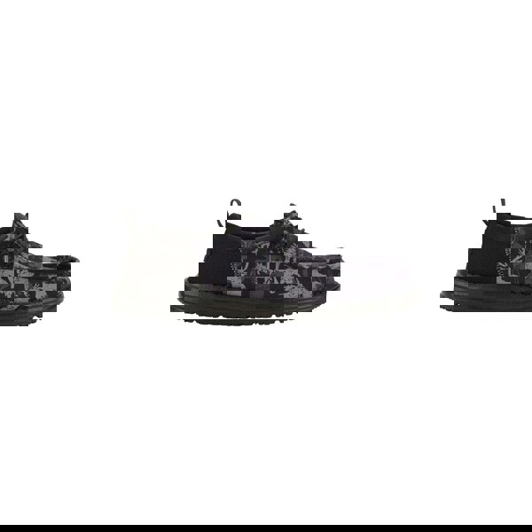 HEYDUDE Wally Funk Hunt Camo Shoes - Black