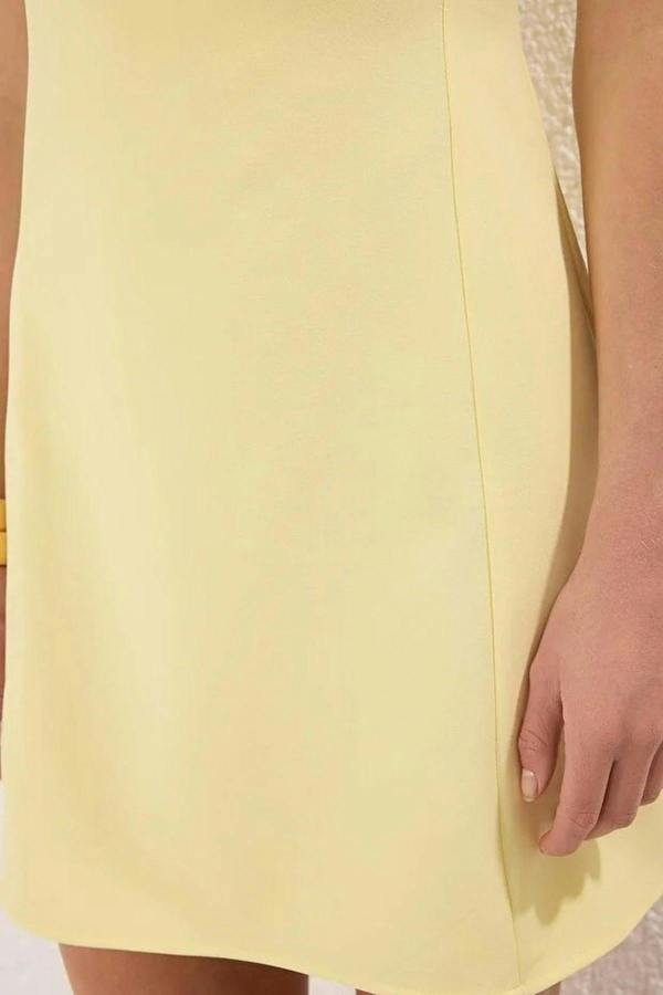 WOVCOR A-Line Mini Woven Dress
