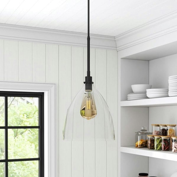 Modern Style Glass Single Light Pendant Light Pendant Lights Living and Home