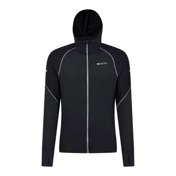 Mountain Warehouse Mens Control II Running Hoodie - Black