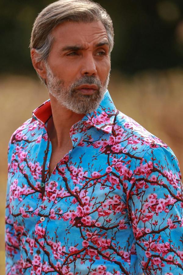 BLOSSOM  PRINT SHIRT – Premium Men's Patterned Shirt by Claudio Lugli | Bold Design, Tailored Fit, Best Printed Shirts