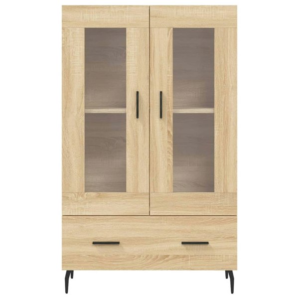 Berkfield Highboard Sonoma Oak 69.5x31x115 cm Engineered Wood