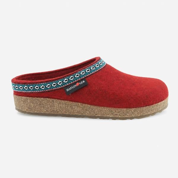 Haflinger FRANZL Mules in Red