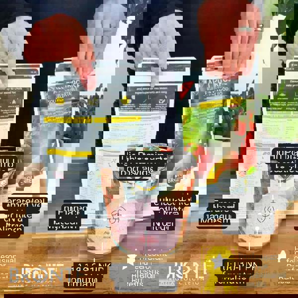 Bronte Heritage All-Purpose Fruit & Veg Plant Food 250g – Fast-acting, nutrient-rich fertiliser with potassium for bigger crops, Easy-mix, resealable