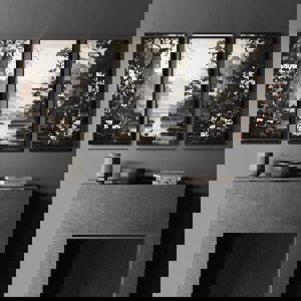 Pictures For Living Room Wall | Set of 3 Chinoiserie Wall art Prints