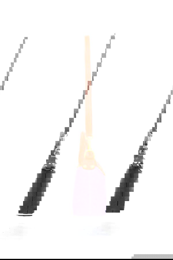 Kitise Compact Two-Tone Handbag with Top Handles and Strap