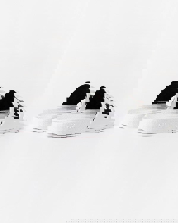 BOSS Orange Aryeh Mens Italian-Made Slides With Large Logo Detail - Natural 101